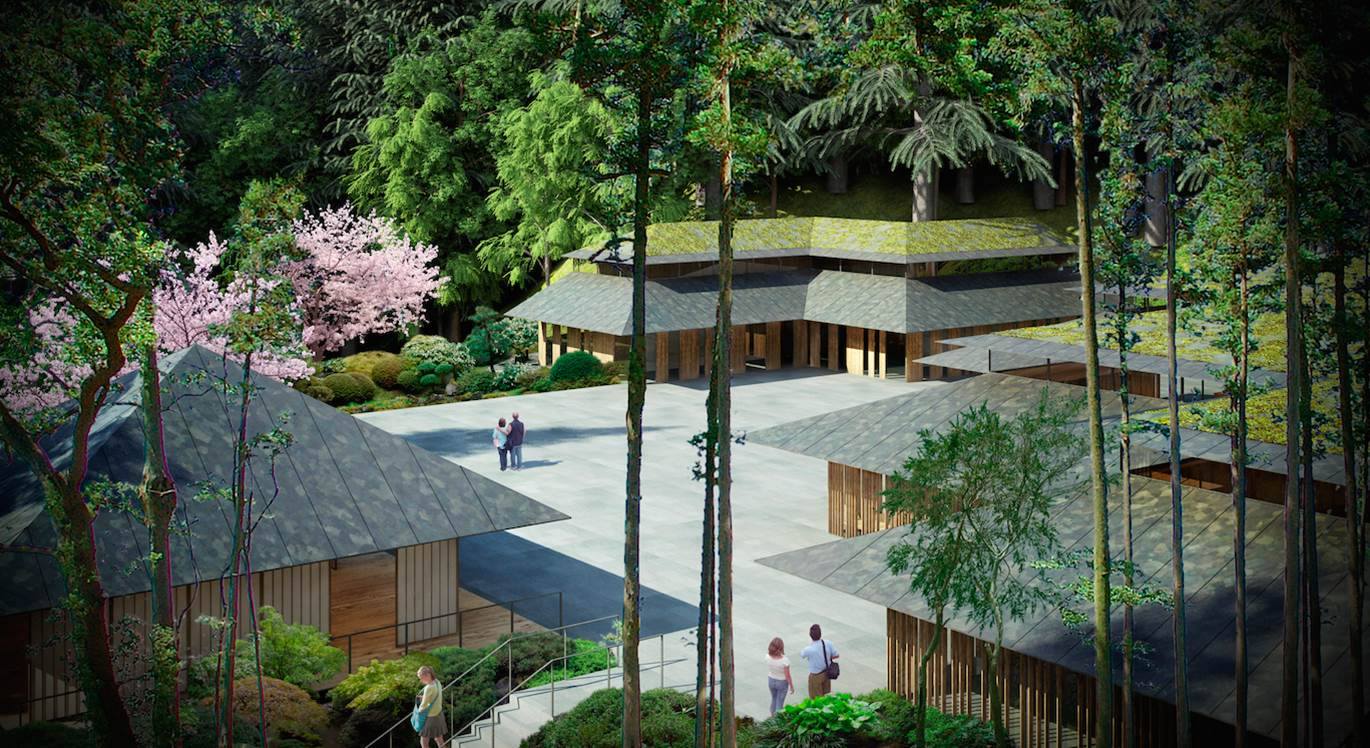 Portland Japanese Garden Kengo Kuma