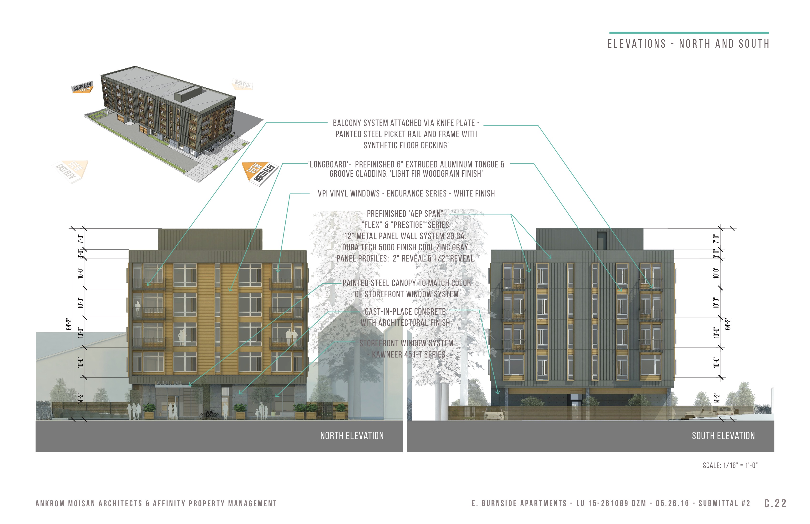 Apartments on Outer East Burnside approved by Design Commission (images) Next Portland