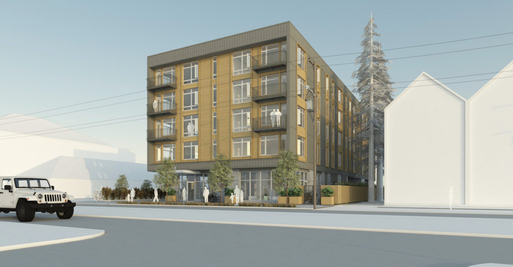 Apartments on Outer East Burnside approved by Design Commission (images