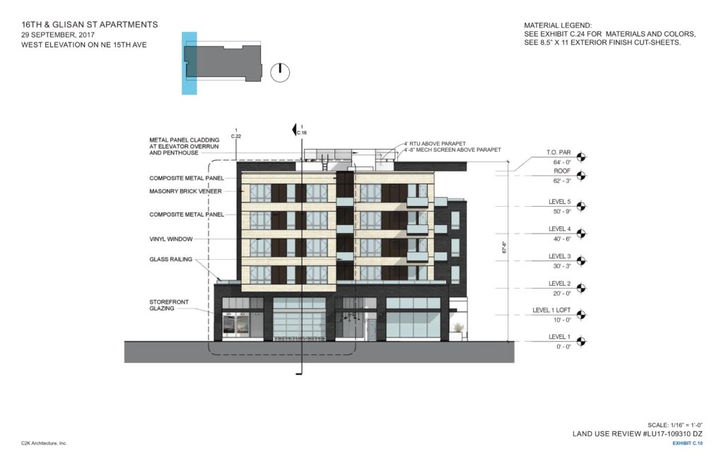 Glisan Street Apartments Approved by Design Commission (images) Next