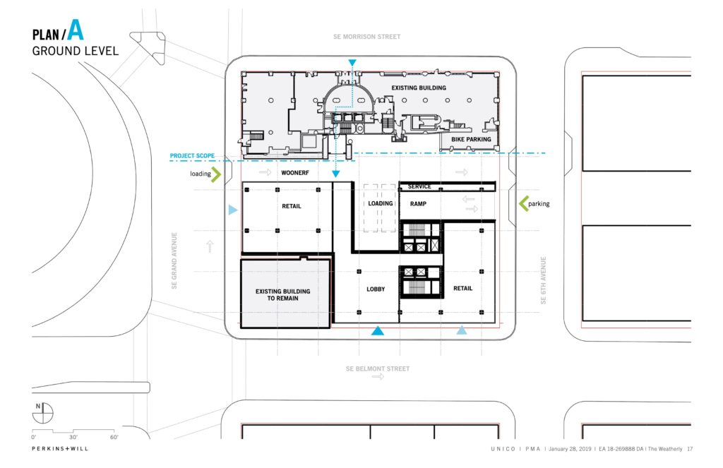 New office building at the Weatherly site