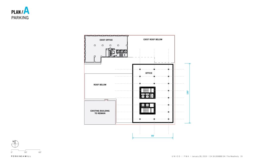 New office building at the Weatherly site