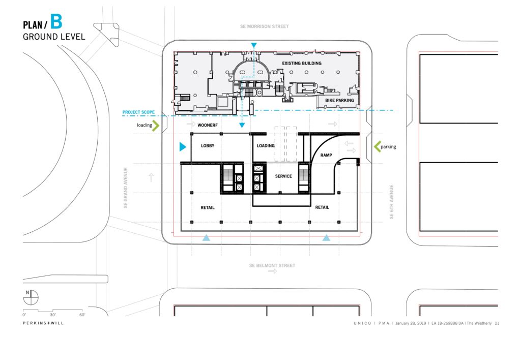 New office building at the Weatherly site