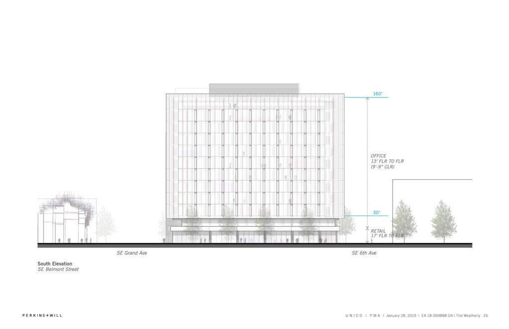 New office building at the Weatherly site