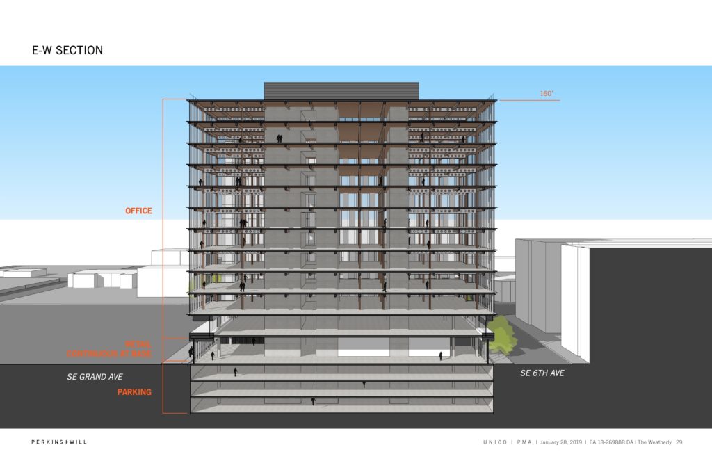 New office building at the Weatherly site