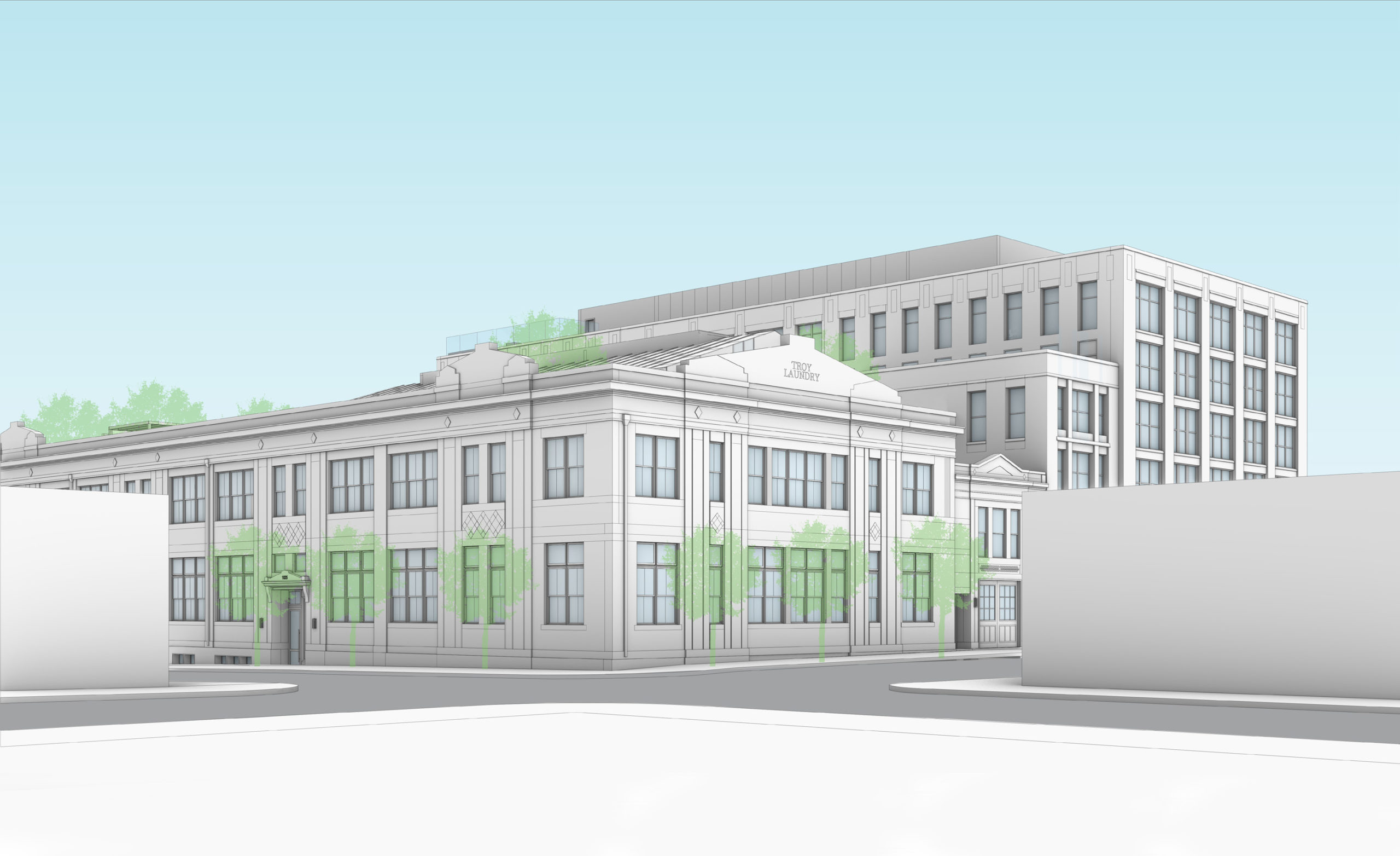 1010 SE Ash Approved by Landmarks Commission (images) - Next Portland